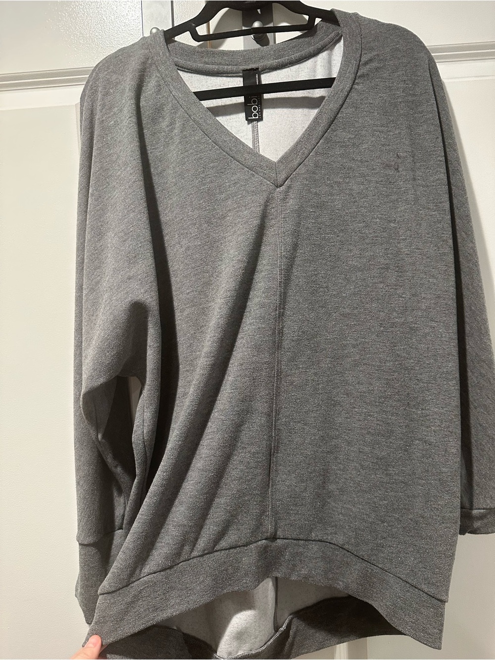 bobi Gray Crewneck Sweatshirt